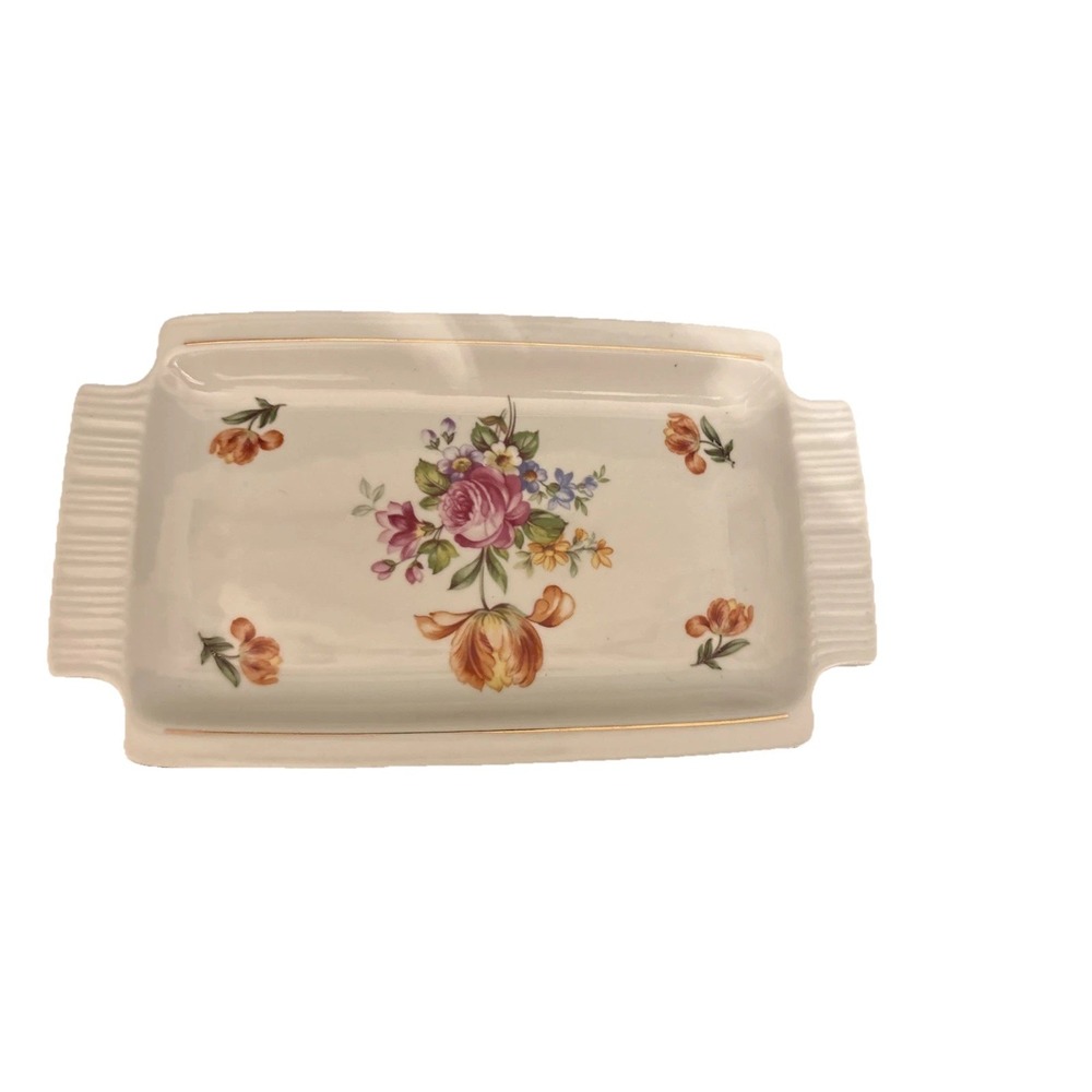 Vintage‎ CP German Floral Serving Tray
